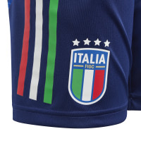 adidas Italie Short d'Entraînement 2024-2026 Enfants Bleu Foncé Bleu Doré