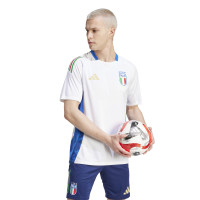 adidas Italie Ensemble Training 2024-2026 Blanc Bleu Foncé Doré