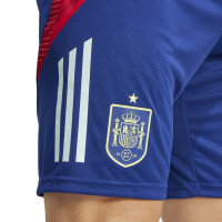 adidas Espagne Short d'Entraînement 2024-2026 Bleu Foncé Rouge Bleu Clair
