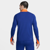 Nike Pays-Bas Strike Elite Haut d'Entraînement 1/4-Zip 2024-2026 Bleu Orange