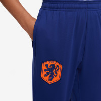 Survêtement Nike Netherlands Strike 1/4-Zip 2024-2026 pour enfants, bleu et orange