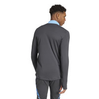 adidas Argentinië Trainingstrui 1/4-Zip 2024-2026 Donkergrijs Lichtblauw Goud