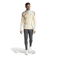 adidas Argentinië Trainingstrui 1/4-Zip 2024-2026 Beige Lichtblauw Donkergrijs