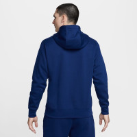 Survêtement à capuche Nike Netherlands Sportswear Club 2024-2026 Bleu Orange