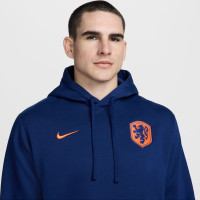 Sweat à capuche Nike Netherlands Sportswear Club 2024-2026 Bleu Orange