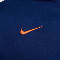 Nike Nederland Sportswear Club Hoodie Trainingspak 2024-2026 Blauw Oranje