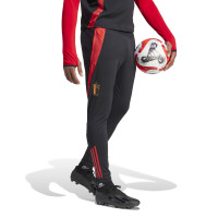 adidas België Trainingsbroek 2024-2026 Zwart Rood Goud