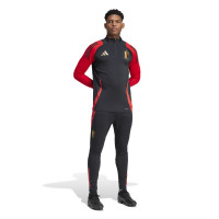 adidas België Trainingsbroek 2024-2026 Zwart Rood Goud