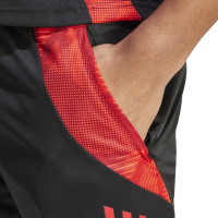 adidas Belgique Short d'Entraînement 2024-2026 Noir Rouge Doré