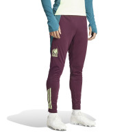 adidas Mexico Trainingspak 1/4-Zip 2024-2026 Felgroen Bordeauxrood Donkergroen