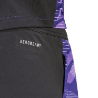 adidas Allemagne Pantalon d'Entraînement 2024-2026 Noir Mauve Blanc