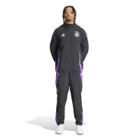 adidas Allemagne Présentation Veste d'Entraînement 2024-2026 Noir Mauve Blanc