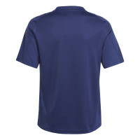 adidas Italie Maillot d'Entraînement 2024-2026 Enfants Bleu Foncé Bleu Doré