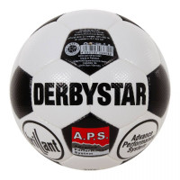 Ballon de football Derbystar Brillant Retro II noir et blanc