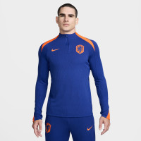 Nike Nederland Strike Elite Trainingspak 1/4-Zip 2024-2026 Blauw Oranje