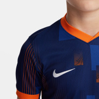 Maillot extérieur Nike Netherlands 2024-2026 pour enfant + badges EC 2024