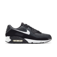 Baskets Nike Air Max 90 gris blanc noir