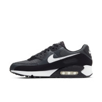 Baskets Nike Air Max 90 gris blanc noir