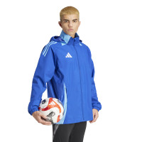 adidas Tiro 24 Competition Allweather Jas Blauw Lichtblauw
