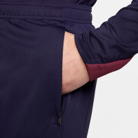 Nike Angleterre Strike Short d'Entraînement 2024-2026 Bleu Foncé Bordeaux