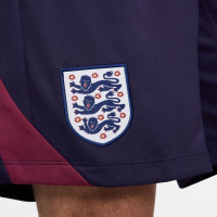 Nike Angleterre Strike Short d'Entraînement 2024-2026 Bleu Foncé Bordeaux