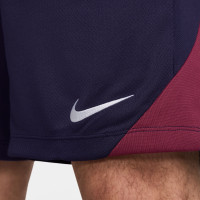 Nike Angleterre Strike Short d'Entraînement 2024-2026 Bleu Foncé Bordeaux