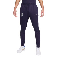 Nike Angleterre Strike Survêtement 1/4-Zip 2024-2026 Bleu Foncé Rouge Blanc