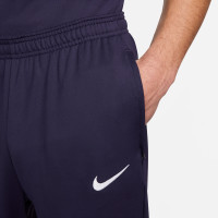 Nike Angleterre Strike Pantalon d'Entraînement 2024-2026 Bleu Foncé Mauve Blanc