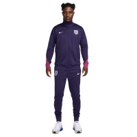 Nike Angleterre Strike Survêtement Full-Zip 2024-2026 Bleu Foncé Mauve Blanc