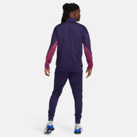 Nike Angleterre Strike Survêtement Full-Zip 2024-2026 Bleu Foncé Mauve Blanc
