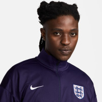 Nike Angleterre Strike Survêtement Full-Zip 2024-2026 Bleu Foncé Mauve Blanc