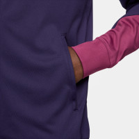 Nike Angleterre Strike Survêtement Full-Zip 2024-2026 Bleu Foncé Mauve Blanc