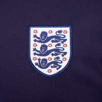Nike Angleterre Strike Survêtement Full-Zip 2024-2026 Bleu Foncé Mauve Blanc