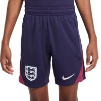 Kit d'entraînement Nike England Strike 2024-2026 pour enfant, bleu foncé, bordeaux, blanc