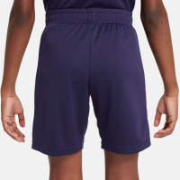 Nike Angleterre Strike Short d'Entraînement 2024-2026 Enfants Bleu Foncé Bordeaux