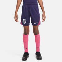 Nike Angleterre Strike Short d'Entraînement 2024-2026 Enfants Bleu Foncé Bordeaux