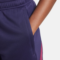 Nike Angleterre Strike Short d'Entraînement 2024-2026 Enfants Bleu Foncé Bordeaux