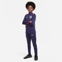 Nike Angleterre Strike Pantalon d'Entraînement 2024-2026 Enfants Bleu Foncé Mauve Blanc