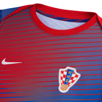 Nike Kroatië Academy Pro Trainingsshirt 2024-2026 Rood Blauw