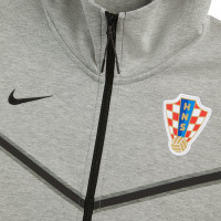 Nike Kroatië Tech Fleece Vest 2024-2026 Grijs Zwart