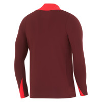 Nike Polen Strike Trainingspak 1/4-Zip 2024-2026 Bordeauxrood Felrood