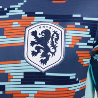 Nike Pays-Bas Pre-Match Maillot d'Entraînement 2024-2026 Bleu Blanc
