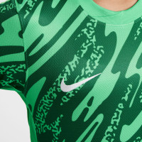 Kit de gardien de but à manches longues Nike Netherlands 2024-2026 vert pour enfants