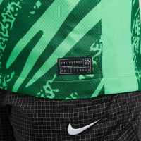 Kit de gardien de but à manches longues Nike Netherlands 2024-2026 vert pour enfants