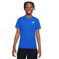 T-shirt Nike Sportswear pour enfant bleu blanc