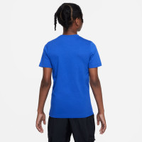 T-shirt Nike Sportswear pour enfant bleu blanc