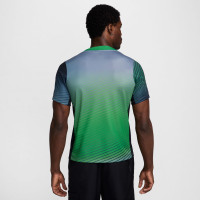 Nike Nigeria Pre-Match Maillot d'Entraînement 2024-2026 Vert Bleu Noir Blanc