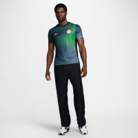 Nike Nigeria Pre-Match Maillot d'Entraînement 2024-2026 Vert Bleu Noir Blanc