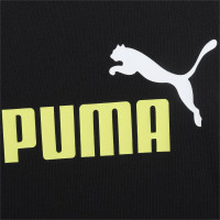 PUMA Essentials+ 2 Logo Zomerset Kids Zwart Lichtgeel Wit