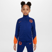 Nike Nederland Strike Trainingspak Full-Zip 2024-2026 Kleuters Blauw Oranje